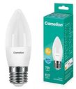 Лампа светодиодная Camelion Е27 нейтральный свет, свеча, 7Вт