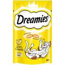 Лакомство для взрослых кошек Dreamies с сыром, 60 г