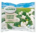 Смесь овощная Agama Брокколи и Цветная замороженная, 400г