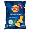 Чипсы LAYS со вкусом сметаны и лука, 225 г 