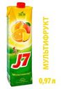 Нектар J7 мультифрукт с мякотью, 970 мл