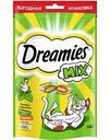 Лакомство для кошек для взрослых кошек Dreamies с мятой и курицей, 140 г