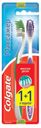 Зубная щетка Colgate Массажер 1+1 средняя жесткость, 2 шт