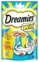 Лакомство Dreamies Mix для взрослых кошек с лососем и сыром 60 г