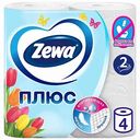 Туалетная бумага Zewa Плюс 2 слоя, 4 рулона