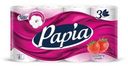 Бумага туалетная Papia Клубничная мечта 8 рулонов 3 слоя