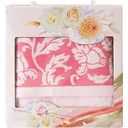 Полотенце махровое Акация-2, цвет розовый, в коробке, 50х100см