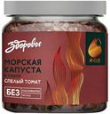 Морская капуста Здоровье Спелый томат маринованная в томатном соусе 400 г