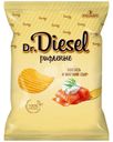 Чипсы Dr. Diesel  со вкусом Лосось и мягкий сыр рифленые из натурального картофеля, 120г