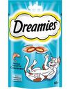 Лакомство для взрослых кошек Подушечки Dreamies с лососем, 60 г