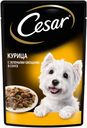 Влажный корм Cesar с курицей и зелеными овощами для собак 85 г