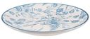 Тарелка десертная Цветы керамика цвет: белый/голубой, 19 см