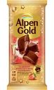 Шоколад Alpen Gold со вкусом игристого вина и клубники молочный 80г