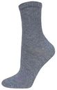 Носки детские БЧК цвет серый меланж, 21-22р-р