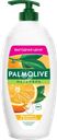 Гель-крем для душа PALMOLIVE Натурэль Витамин С и апельсин с увлажняющим молочком, 750мл