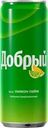 Напиток ДОБРЫЙ Лимон, лайм сильногазированный, 0.33л