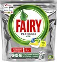 Капсулы для посудомоечных машин FAIRY PLATINUM, лимон, 70шт.