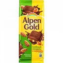 Шоколад молочный Alpen Gold Соленый миндаль и карамель, 90 г