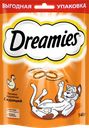 Лакомство для кошек DREAMIES Подушечки с курицей, 140г