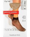 Носки женские Pierre Cardin Sandrine в сетку цвет: visone/лёгкий загар, 40 den