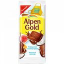 Шоколад молочный Alpen Gold Кокос, инжир и солёный крекер 25 % какао, 85 г