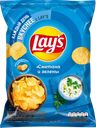 Чипсы картофельные LAY'S со вкусом сметаны и зелени, 95г