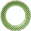 Тарелки одноразовые Bulgaree Green бумага 23 см 10 шт