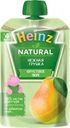 Пюре фруктовое HEINZ Нежная грушка, с 4 месяцев, 90г