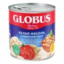 Фасоль Globus белая в томатном соусе 440 г