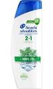 Шампунь и бальзам-ополаскиватель Head&Shoulders Ментол против перхоти 2в1  400мл