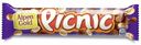 Батончик шоколадный Picnic Alpen Gold 38г