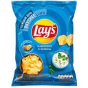 Чипсы LAYS Сметана-зелень, 70г