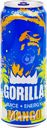 Напиток энергетический GORILLA Mango Coconut тонизирующий сильногазированный, 0.45л