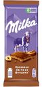 Шоколад Milka с ореховой пастой из фундука молочный, 80г