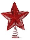 Украшение Seasons Звезда декоративное елочное 20х23см
