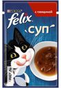 Корм PURINA FELIX суп для взрослых кошек с говядиной 48г