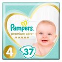 Подгузники Pampers, Premium Care, размер 4, 9-14кг, 37 шт