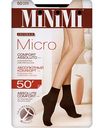 Носки женские MiNiMi Micro цвет: nero/чёрный размер: единый, 50 den