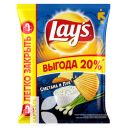 Чипсы LAYS Сметана и лук 225г