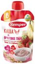 Пюре Semper Банан клубника с 6 мес., 120 г