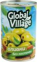 Оливки Global Village без косточки 300г