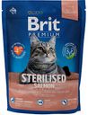 Корм для кошек сухой Brit Premium нежный лосось с курицей, 300 г