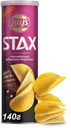 Чипсы картофельные Lay's STAX со вкусом ароматных ребрышек барбекю, 140 г