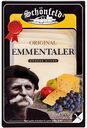 Сыр Эмменталер Schönfeld Original 45%, нарезка, 150 г