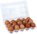 Яйца куриные Русово С1, коричневые, 15 шт.