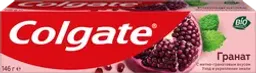 Зубная паста COLGATE Гранат с натуральными ингредиентами для укрепления эмали зубов и защиты от кариеса