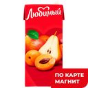 ЛЮБИМЫЙ Напиток Абрикос/Груша 0,95л т/пак(Лебедянский):12