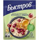 Каша овсяная Быстров Брусника с мёдом без варки, 40 г