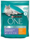Сухой корм Purina One с курицей для красивой шерсти здоровой кожи и контроля образования волосяных комков для кошек 750 г