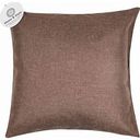 Подушка декоративная Home & Style Рогожка цвет: шоколад, 40×40 см